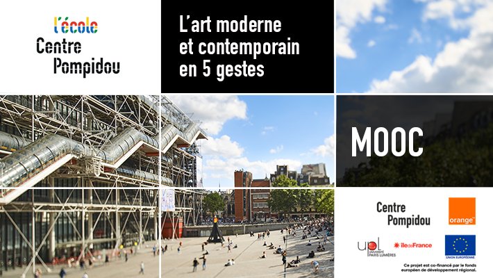 C'est maintenant ! 🎯 Le #Mooc L'art moderne et contemporain est ouvert 🙌. Cours en ligne gratuit pour tous. 😊 Go ! 💼 mooc-centrepompidou.com
