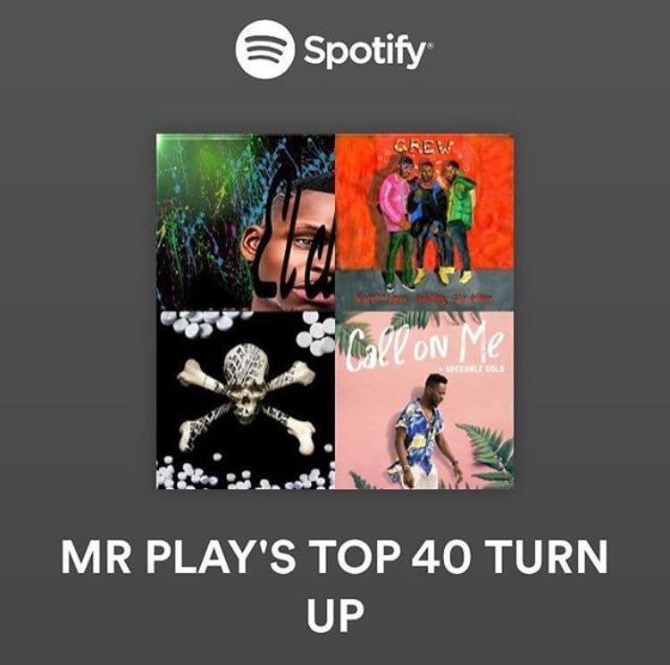 MrPlay's tweet image. Check out my latest top 40 TURN UP 🔥 on @SpotifyUK -
Listen via open.spotify.com/user/mrplayvip… ft: @adekunleGOLD @FekkyOfficial @ajtracey + more RT
