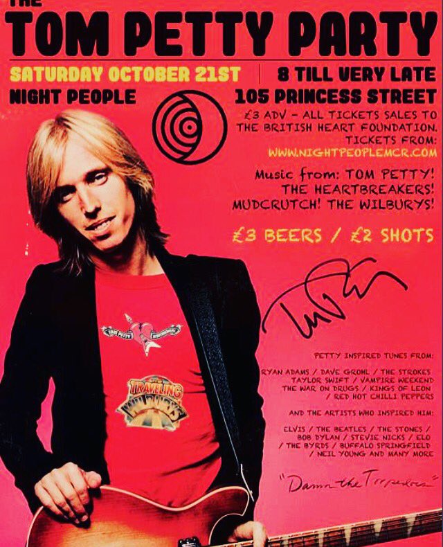 We play the tom petty party on Saturday at night people on princess street! Come on down
