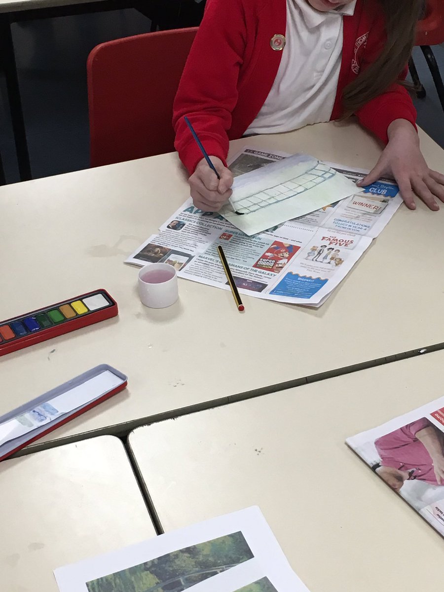 dove_shell_fed's tweet photo. Claude Monet inspired art work created by Year 6. We used watercolour paint, oil pastels and acrylic paints. #DSF #DSFStTYear6 https://t.co/KTHXp3OEOY