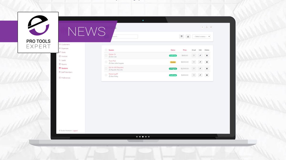 Pro Tools Experts on Studio Assistant "Cloud Application For Managing Studio Bookings &amp; Business" => ow.ly/Pmvb30fTIPi