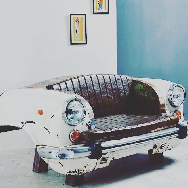 thisisshowroom's tweet photo. We love everything about this amazing recycled car sofa 1 repost @smithersofstamford, yet another great brand new to Showroom this week https://t.co/qAv0DyWAPC