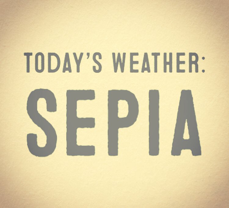 And it was all yellow