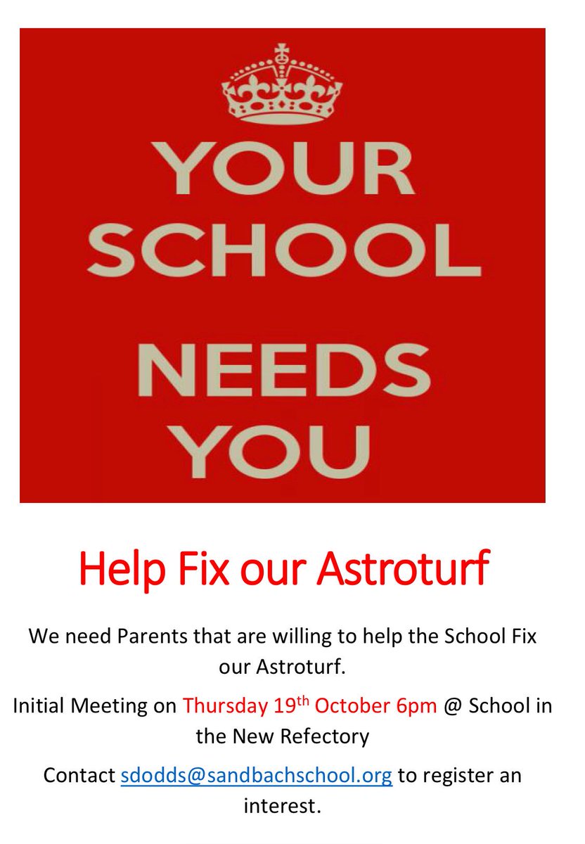 Let’s improve the facilities &amp; give our boys an even better experience. Any help would be much appreciated. 🏑<a href="/SandbachSport/">PE & Sport@Sandbach</a> <a href="/SandbachSchool/">Sandbach School</a>