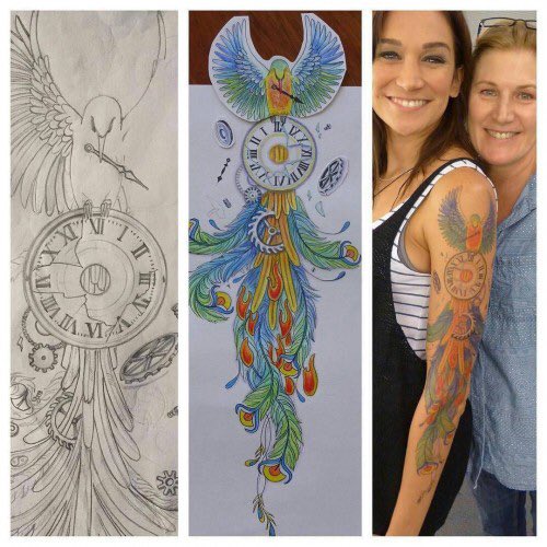 SaltyParabolas_'s tweet photo. I’d love to know the meaning behind Franky’s phoenix tattoo... any insight @nicdasilva? Anyone? #AskFranky #Wentworth https://t.co/eIE87thRaK