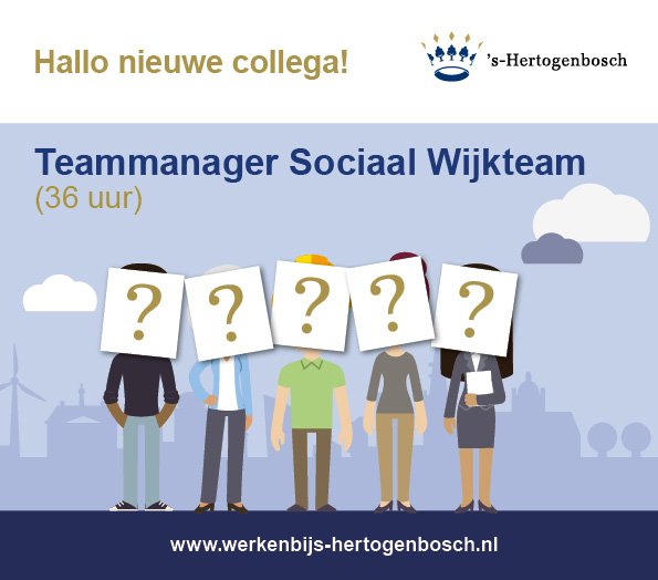 Binnen onze afdeling Maatschappelijke Ontwikkeling zijn we op zoek naar een Teammanager Sociaal Wijkteam. Meer info: shbos.ch/2yqWLtP