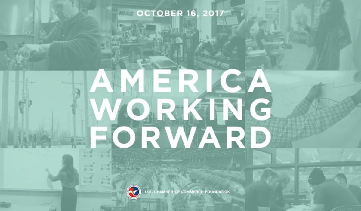 USCCFoundation's tweet photo. Our America Working Forward conference is happening NOW. Follow our live webcast here=>https://t.co/6mPZnHDqyB #SkillsGap https://t.co/u1qMMtVC3x