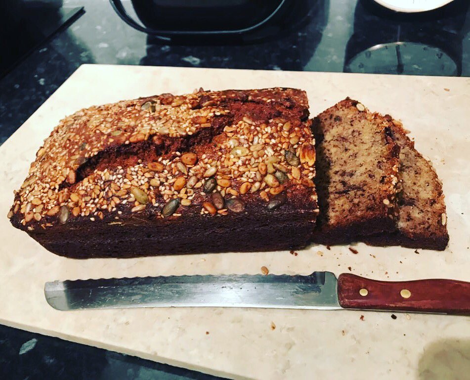 ZestlyBox's tweet photo. Monday Baking 🍌Seeded Banana loaf 🥖 #BananaBread #Baking #SouthAfrica #Eatme https://t.co/Uc0DnMwZ0G