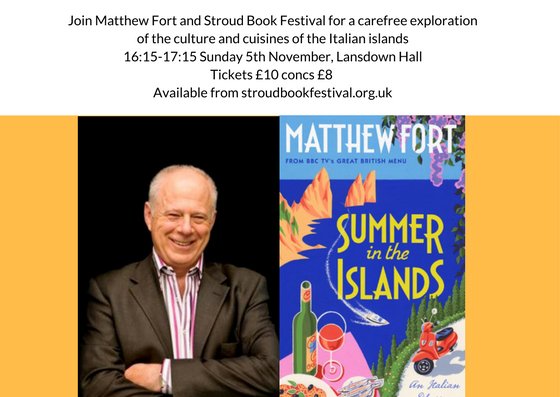 Take 1 celebrated food critic, 1 pinch of Italian sun, 1 hungry audience and simmer gently for 1 hour.. <a href="/matthewfort/">Matthew Fort</a> tinyurl.com/y8v2heng