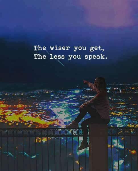 msanwer1's tweet photo. The wiser you get, the less you speak. https://t.co/lZVsIFcjWD