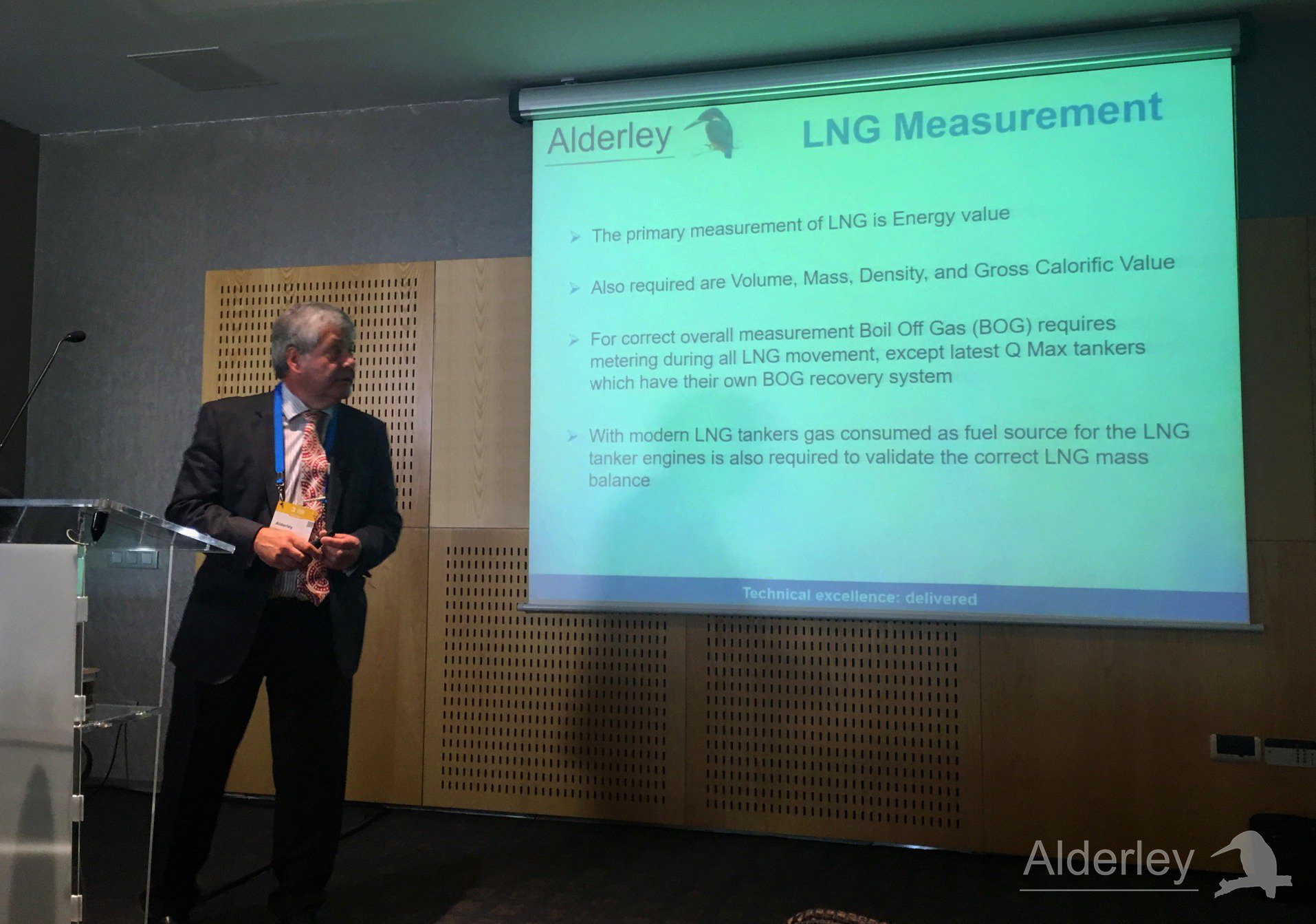 Alderley on Twitter "Jim in action at the LNGCongress2017 in