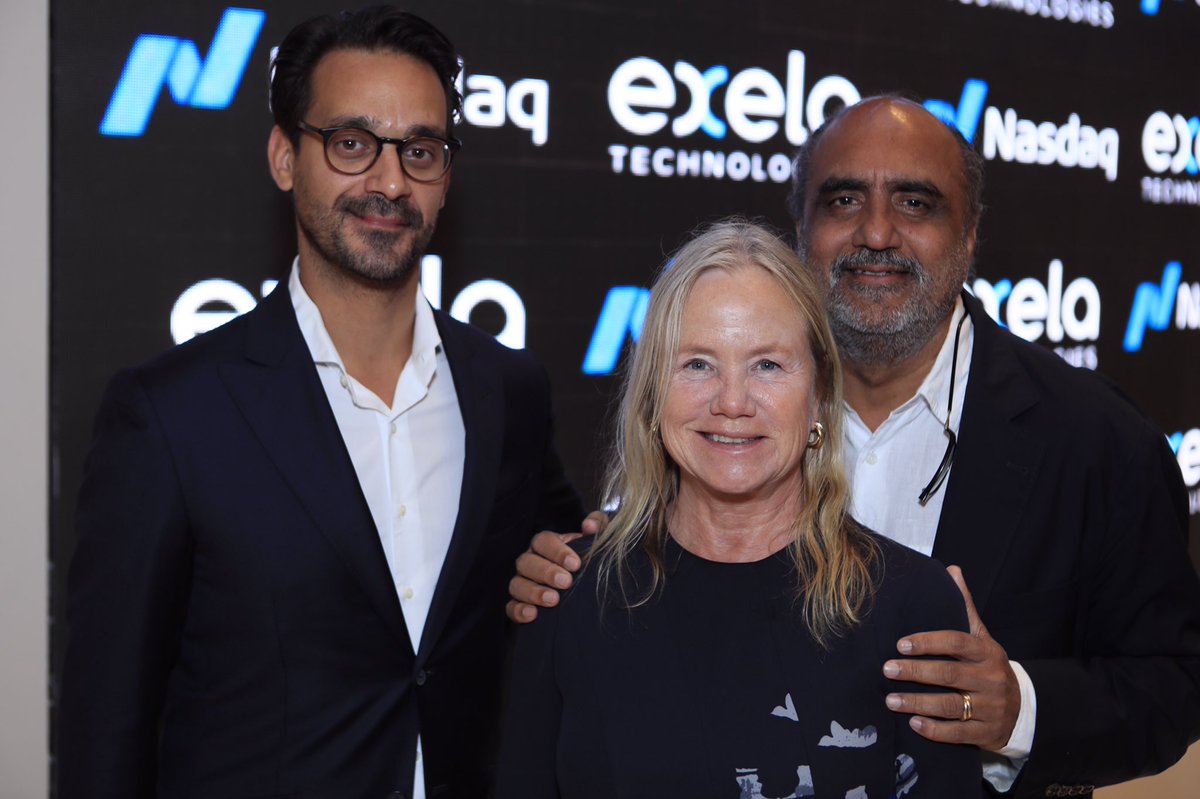 NasdaqExchange's tweet photo. We are moments from the Opening Bell ceremony with @exelatech to be broadcast on https://t.co/8mFUSxGXBR! 🛎🎉 $XELA https://t.co/y4hWDnmqAp