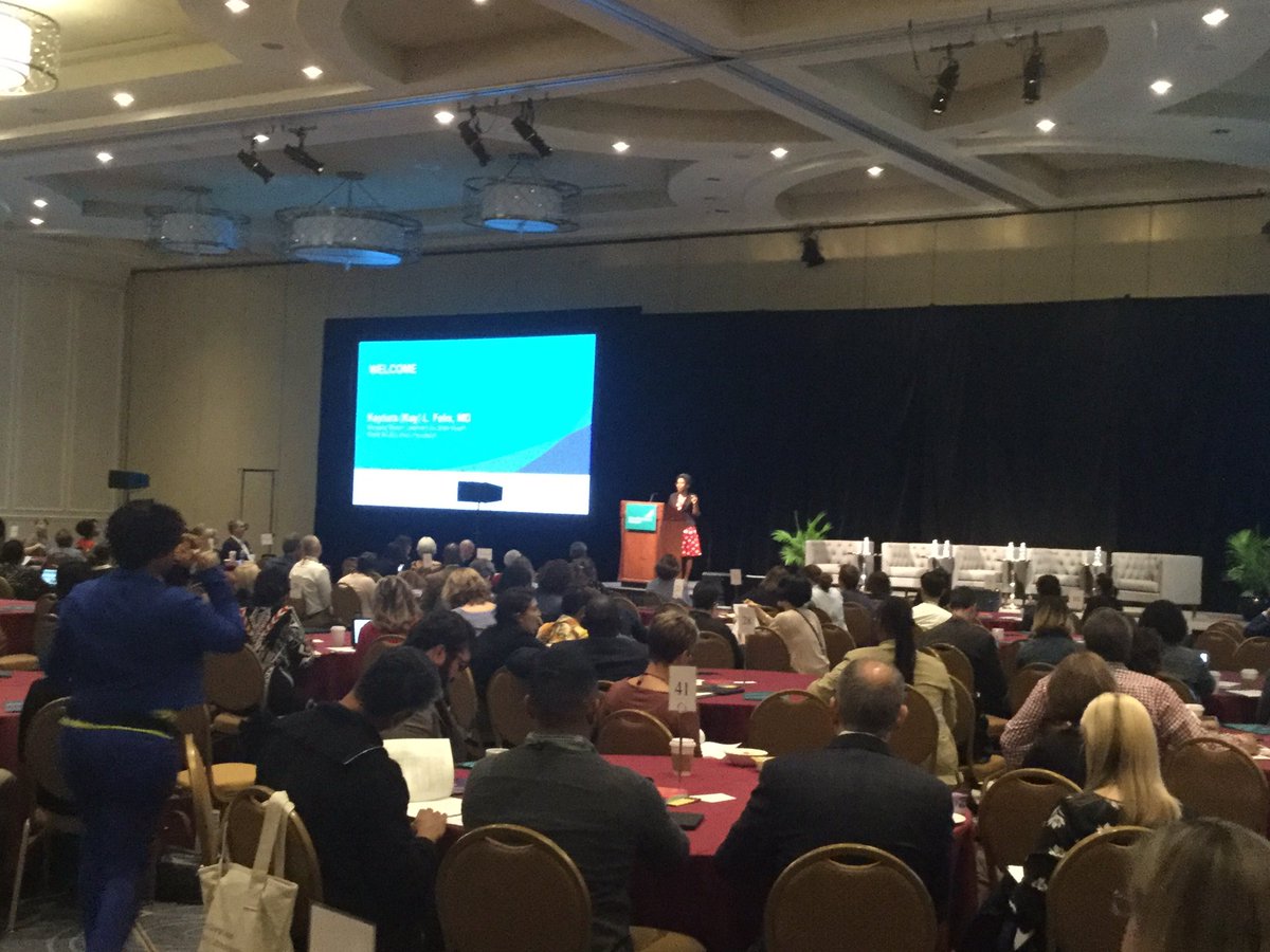 CultureofHlthLd's tweet photo. Good morning from The RWJF Fall Institute. Our leaders are so excited for today and watching @KayFelixMD kick off #2017RWJFLEADERS https://t.co/NYks39NIgG