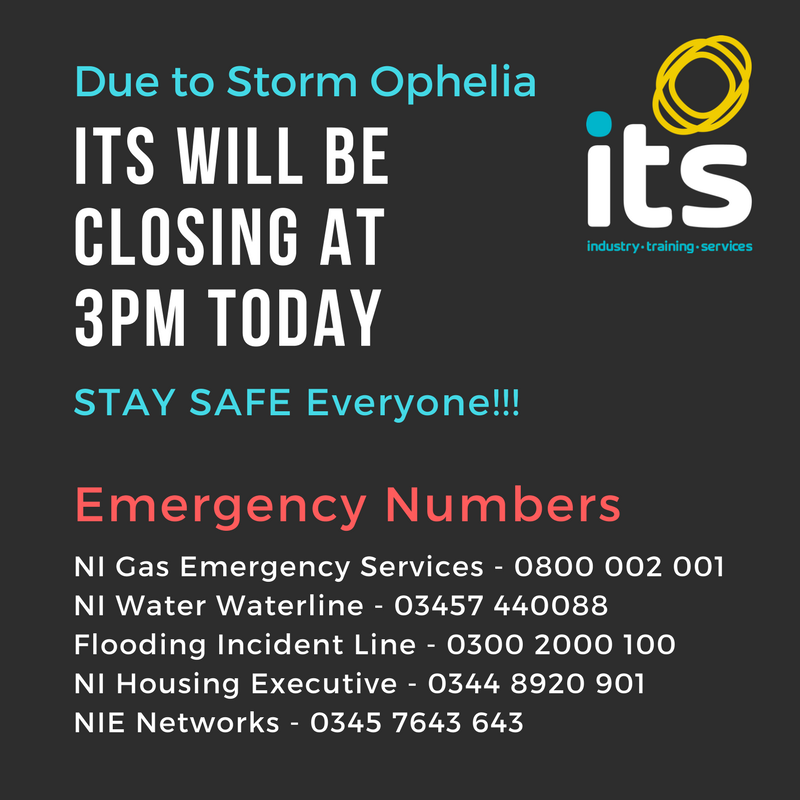 ITS_training_'s tweet photo. #StormOphelia #northernireland #ophelia https://t.co/8sggbaqUSo