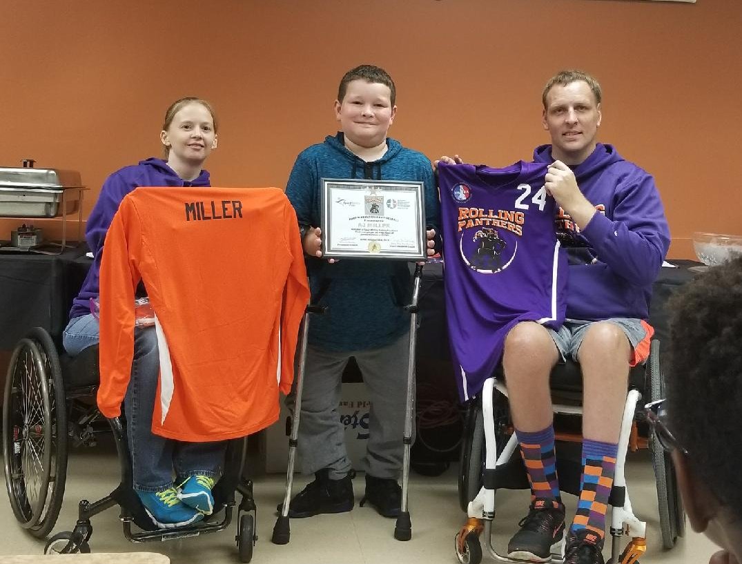 PanthersRolling's tweet photo. Meet your #RollingPanthers from #SportAbilityofIowa
Prep Wheelchair Basketball team in #NWBA https://t.co/tZzFU8IUh6