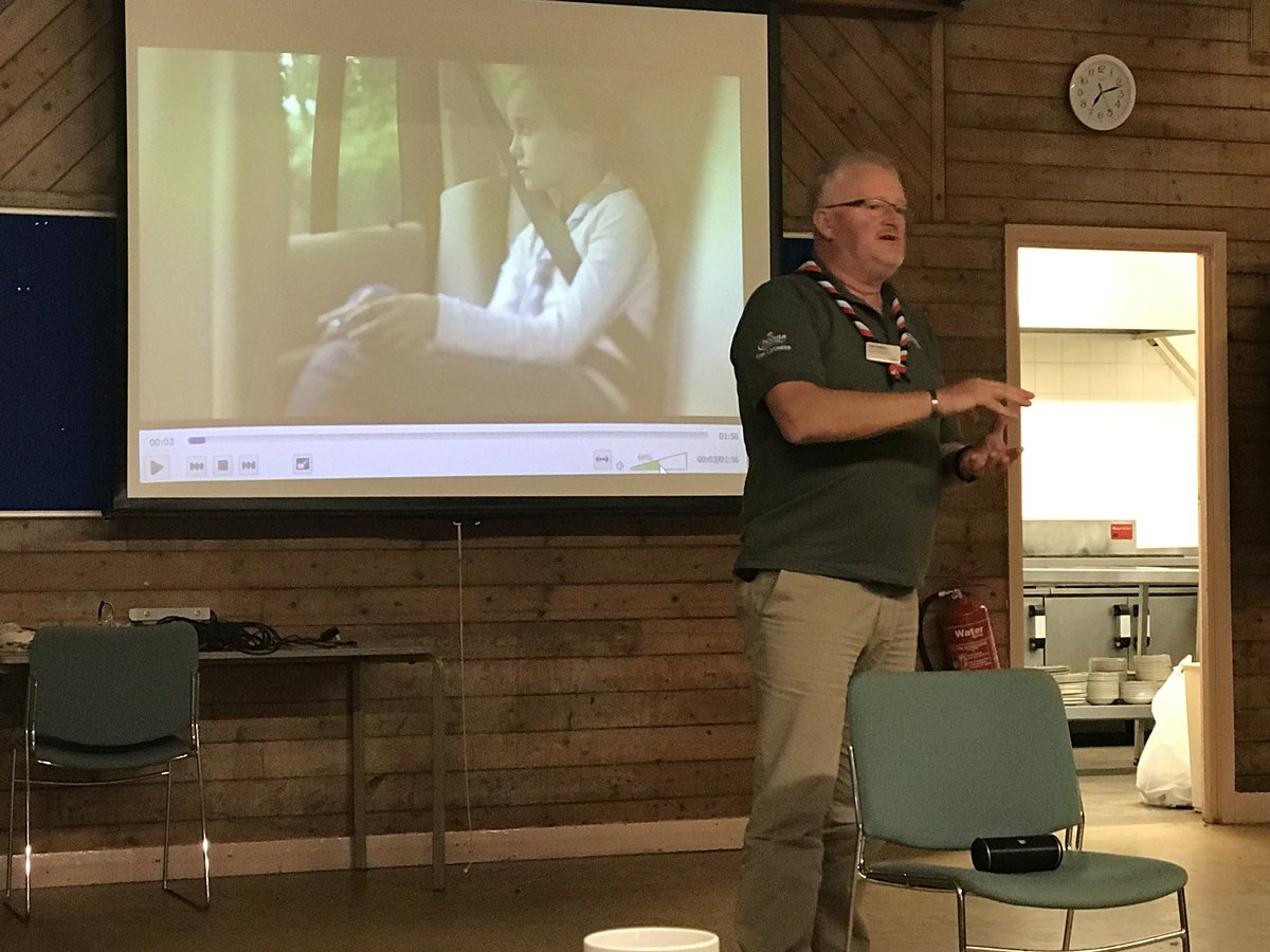 ChrisTaylor_TSA's tweet photo. At our third #ProgrammeSupport evening is for the Scout section and here to kick it off is @GlenFendall! https://t.co/GeLkmRoeKh