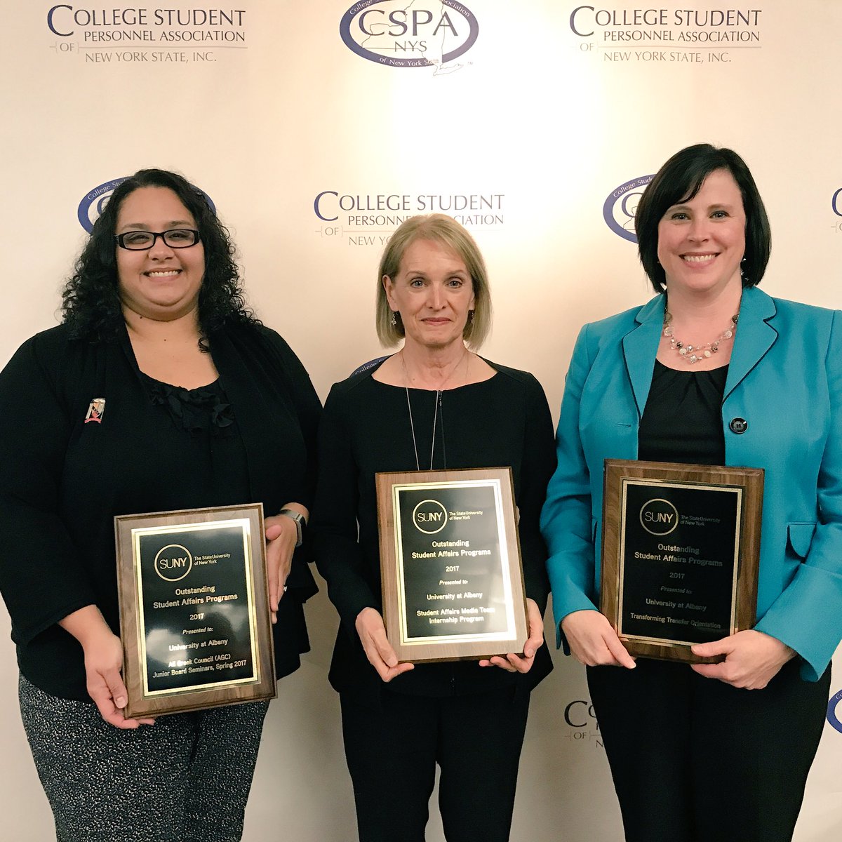 MikeChristakis's tweet photo. .@UAlbany honored with three @SUNY Outstanding Student Affairs Program awards  --> https://t.co/llRnIwGs5k #CSPANYS17 https://t.co/yDWbvybjf3