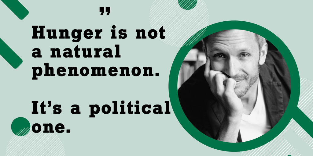 ConcernUK's tweet photo. We've been debating whether #hungerispolitical. @jasonhickel #GHI2017 https://t.co/mn8LZSp0h5