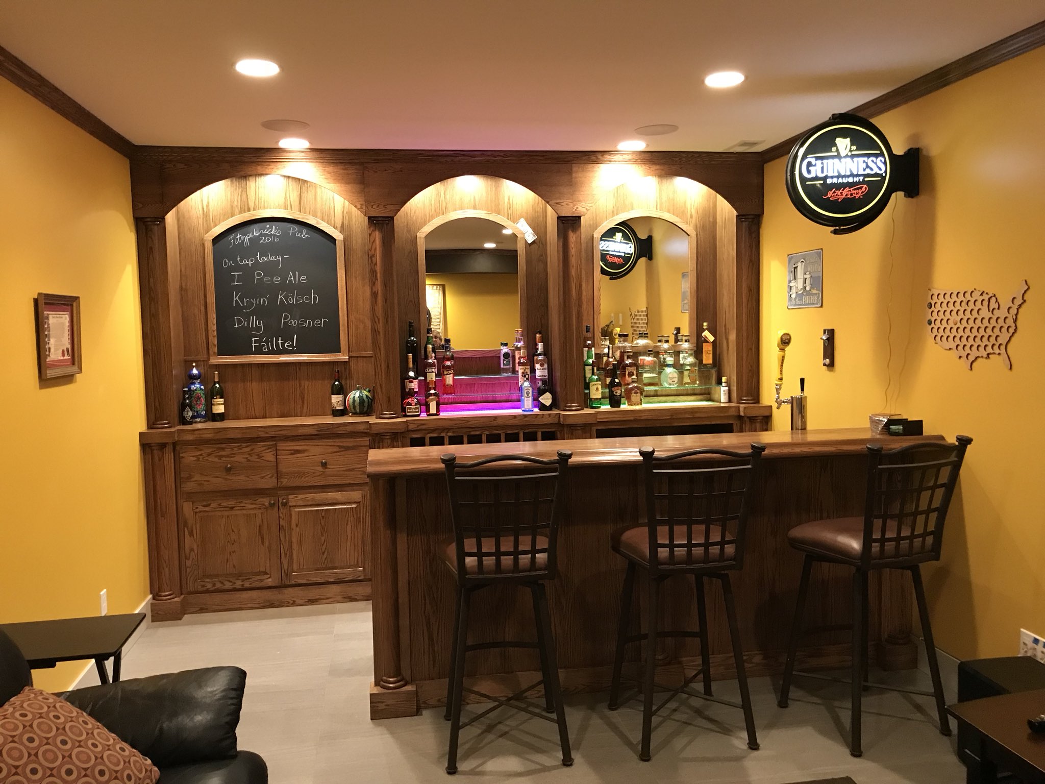 Irish Pub Designs For Basements