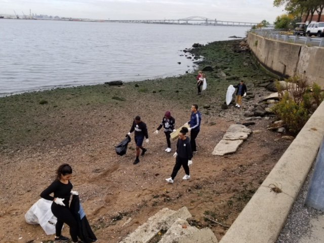 BBOEScienceDept's tweet photo. More from the Shoreline Clean up -- We really have some great students here at the BeeHive! https://t.co/rjc0quYY1E
