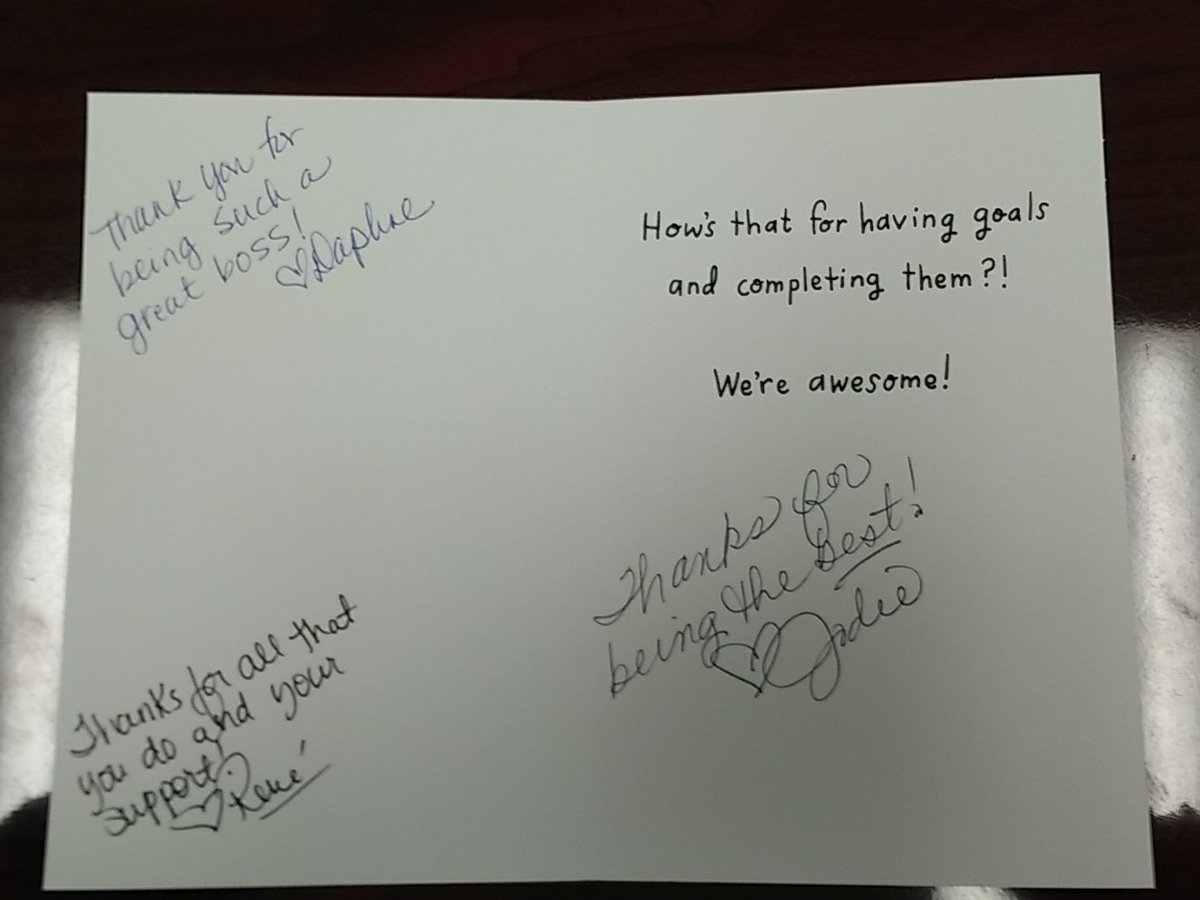 TonyTrimaldi's tweet photo. NCSS SE Inst Coaches and Lead SLP are awesome! Thx for the card
#goalmastery
#NCSSBetheBest https://t.co/YtPQsUssgo