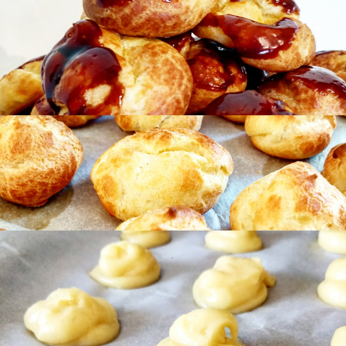 MsWanderlust_fr's tweet photo. Ce soir on se régale à la maison grâce aux cours en ligne @atelierchefs  #ichefsampleo #food #dessert #cooking #delicious #choux https://t.co/TJgTBNtdZN