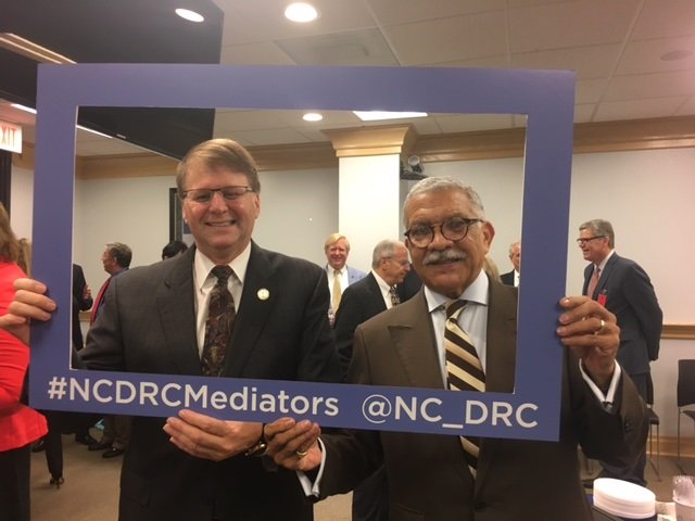 Chief Justice Mark Martin &amp; Judge William A Webb Celebrate Conflict Resolution Week!  #NCDRCMediators <a href="/NCCourts/">N.C. Judicial Branch</a>