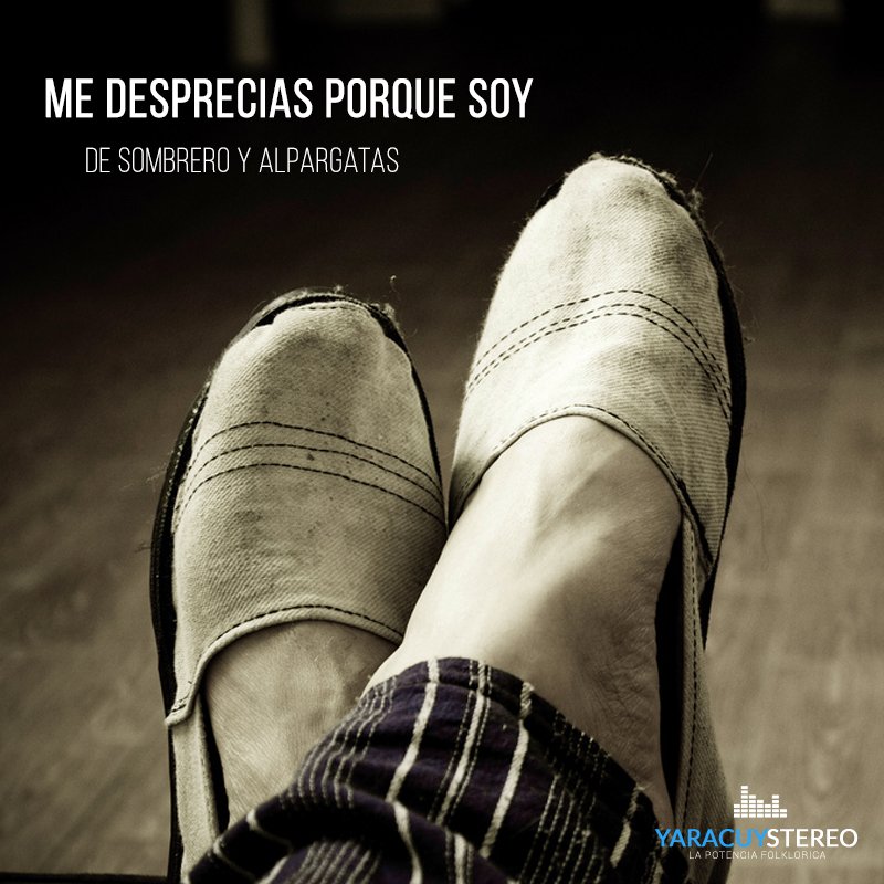 Como diría Julio Pantoja, yo soy #CampesinoHastaLaCacha