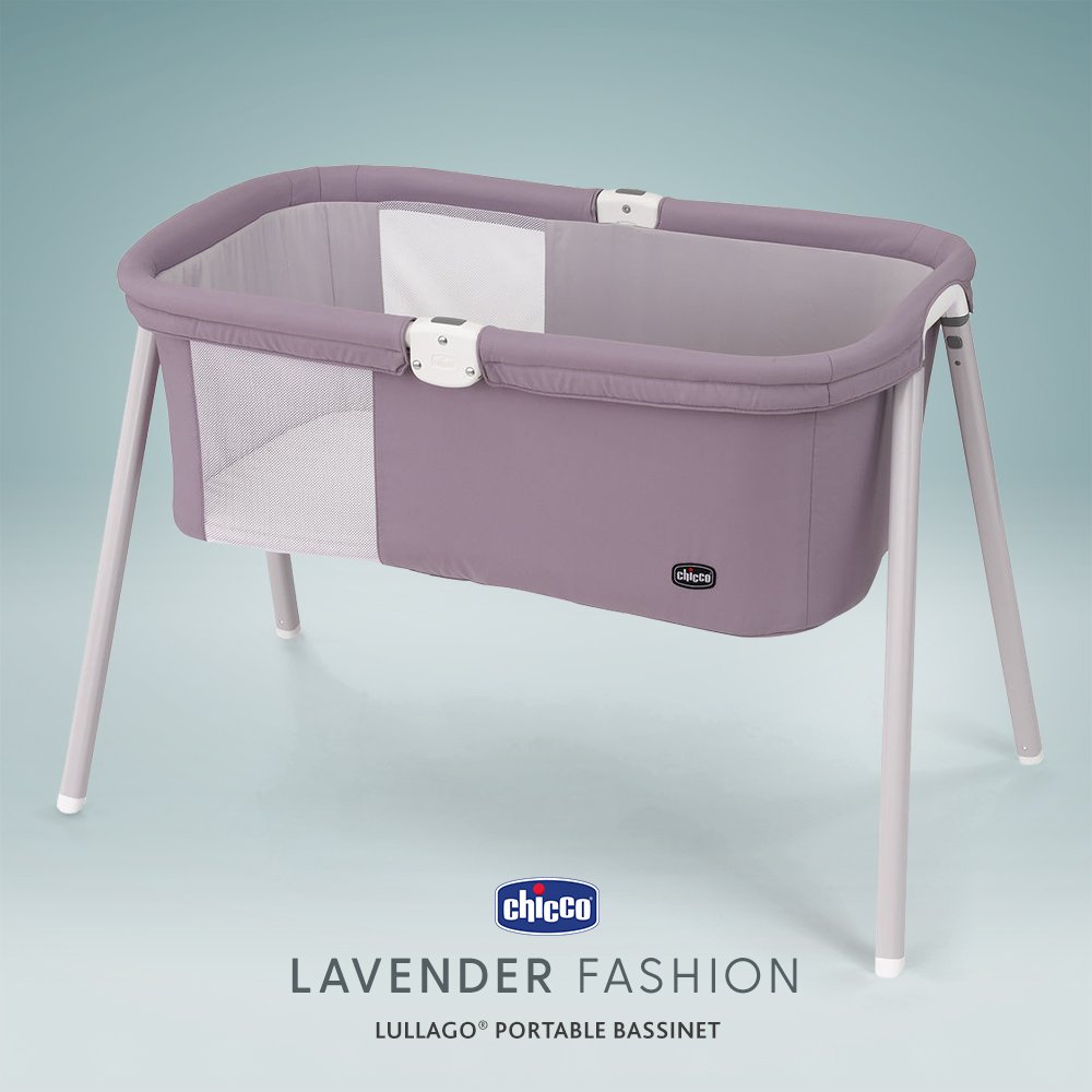 chicco lullago portable bassinet lavender