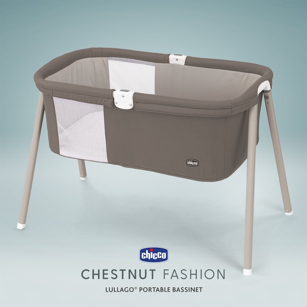 chicco lullago portable bassinet chestnut
