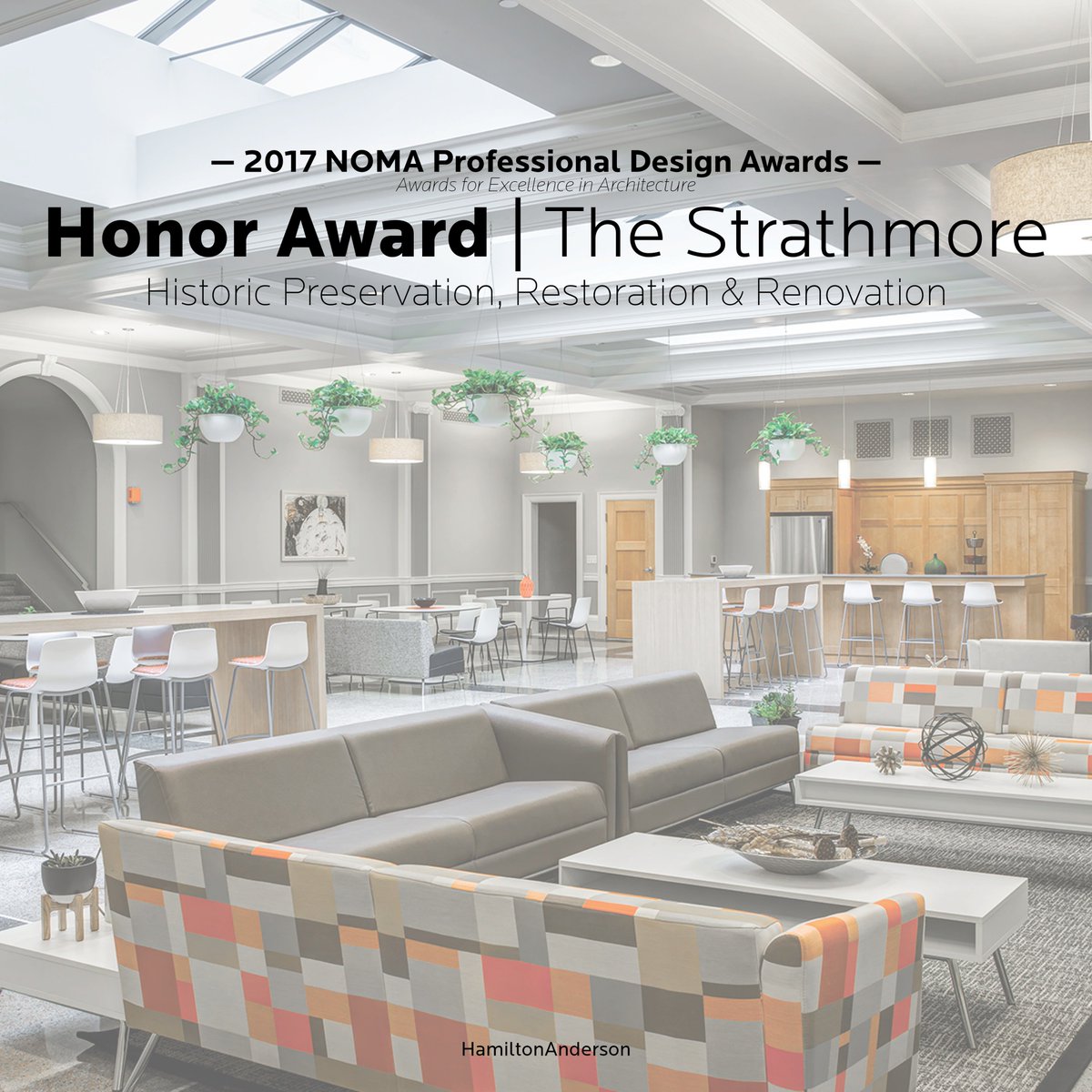 HAADetroit's tweet photo. HAA is happy to announce that we brought home three NOMA Professional Design Awards this year!
#DesignDetroit #HAADetroit https://t.co/p8X7jsMHey