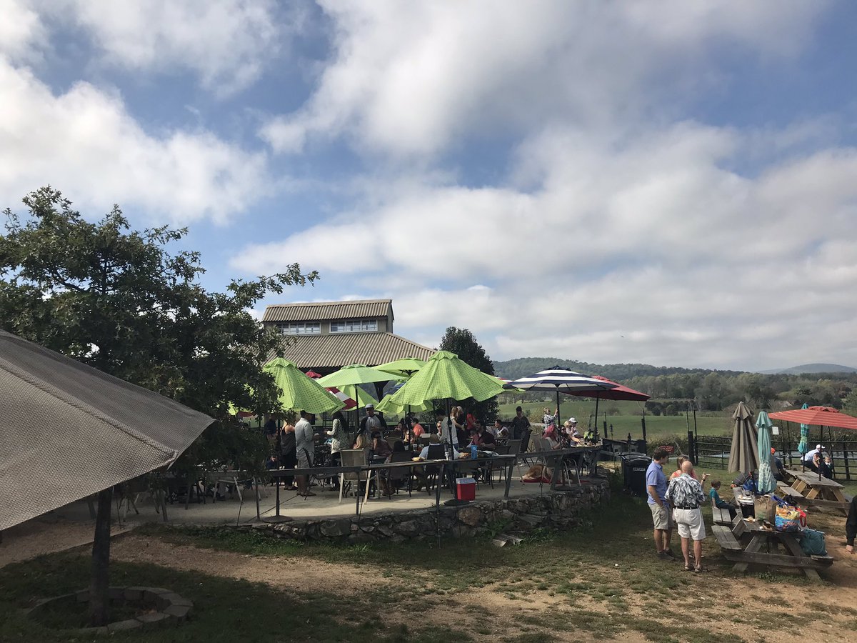 datasynctech's tweet photo. Enjoying #fall in #virginia with the #datasynctech team. A+ scenery, weather, music, conservation, food & drinks. #lovemyjob #gptw #vawine https://t.co/snBl4bYiQe