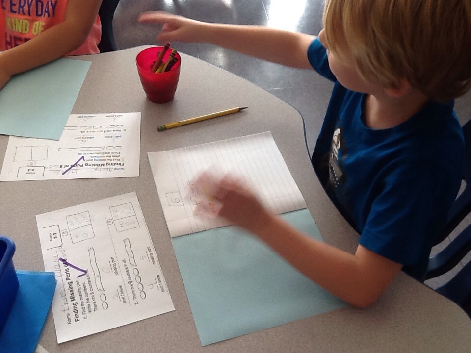 MrsNashGrade1's tweet photo. First time using math journals last week https://t.co/taoqqtvKlL