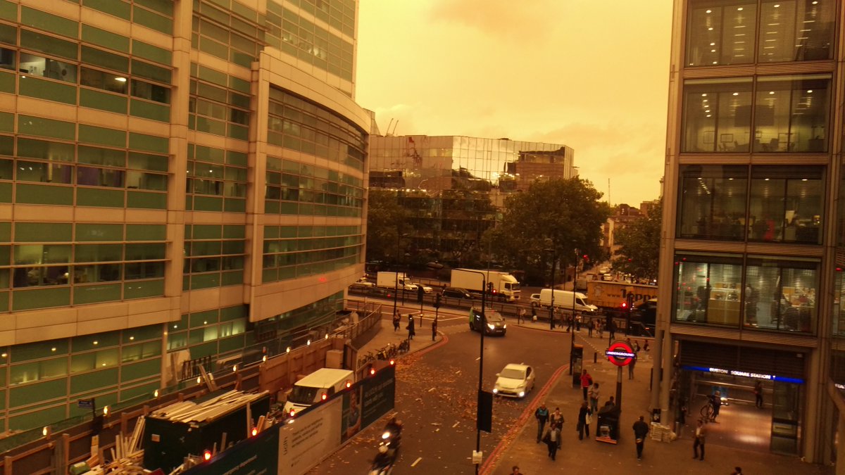 #nofilter #yesreally #hurricaneophelia #myUCLyear