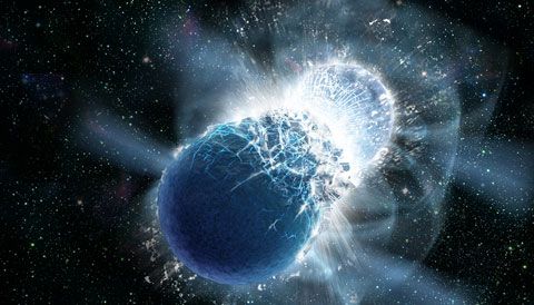 SkyandTelescope's tweet photo. It's official! First gravitational waves from colliding neutron stars detected!!!!! #LIGO https://t.co/Y88fBL4EWw https://t.co/Xuyd7Ox1kh