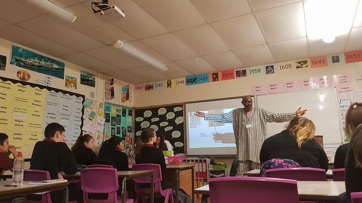 LlanelliMCN's tweet photo. Celebrating Black History Month Wales 2017 with the History students and Staff @BryngwynSchool https://t.co/TVKKND5w2W