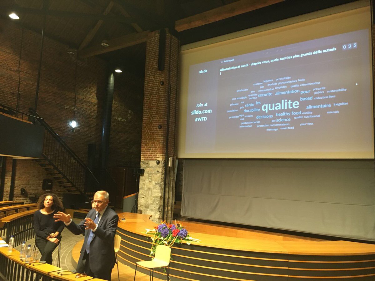 EU4BE's tweet photo. Le #EUdialogues commence: alimentation & santé : quels sont pour vous les + grands défis actuels ? #foodsafety #securitealimentaire #WDF2017 https://t.co/gGIjZu9s4r