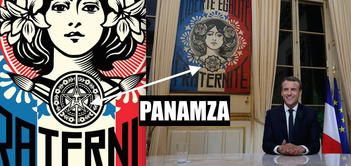 Le tableau choisi par Macron contient une allusion au contrôle mental