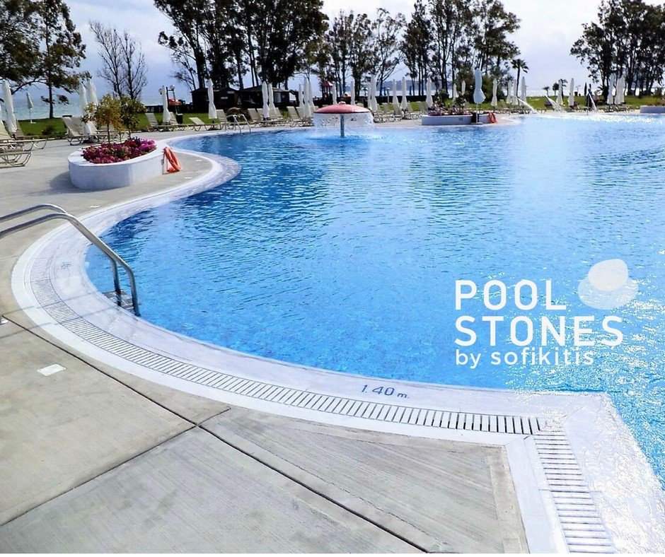 Poolstones's tweet photo. #OverflowHotelPool in #Corfu @Poolstones excellence and precision #ElaboratedOverflow set in #KavalaMarble #Coping #DrainGrate #Trimmer https://t.co/zMiU2L5K4S
