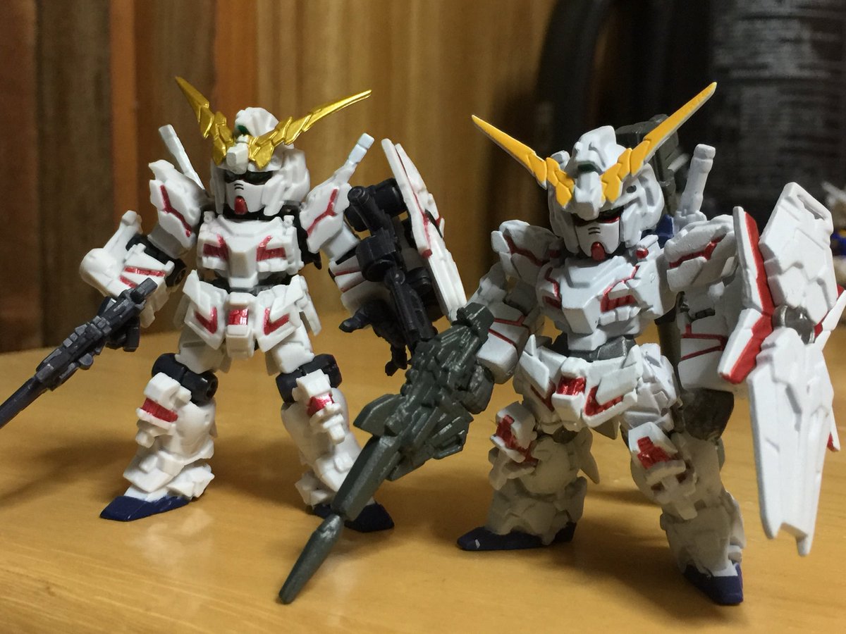 ガンダムコンバージ #モビルスーツアンサンブル #コンバージ 比較して