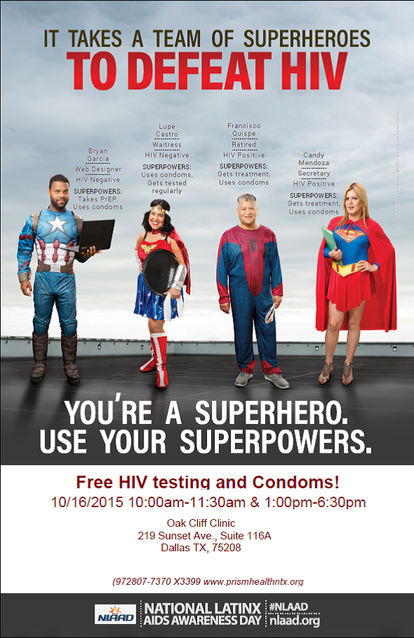 PrismHealthNTX's tweet photo. Free #HIV/syphilis testing at Oak Cliff Clinic TODAY Ask about #PrEP! 219 Sunset Ave #116A 75208 #SaberEsPoder #KnowYourStatus #NLAAD #PHNTX https://t.co/Ia9fCzkPue
