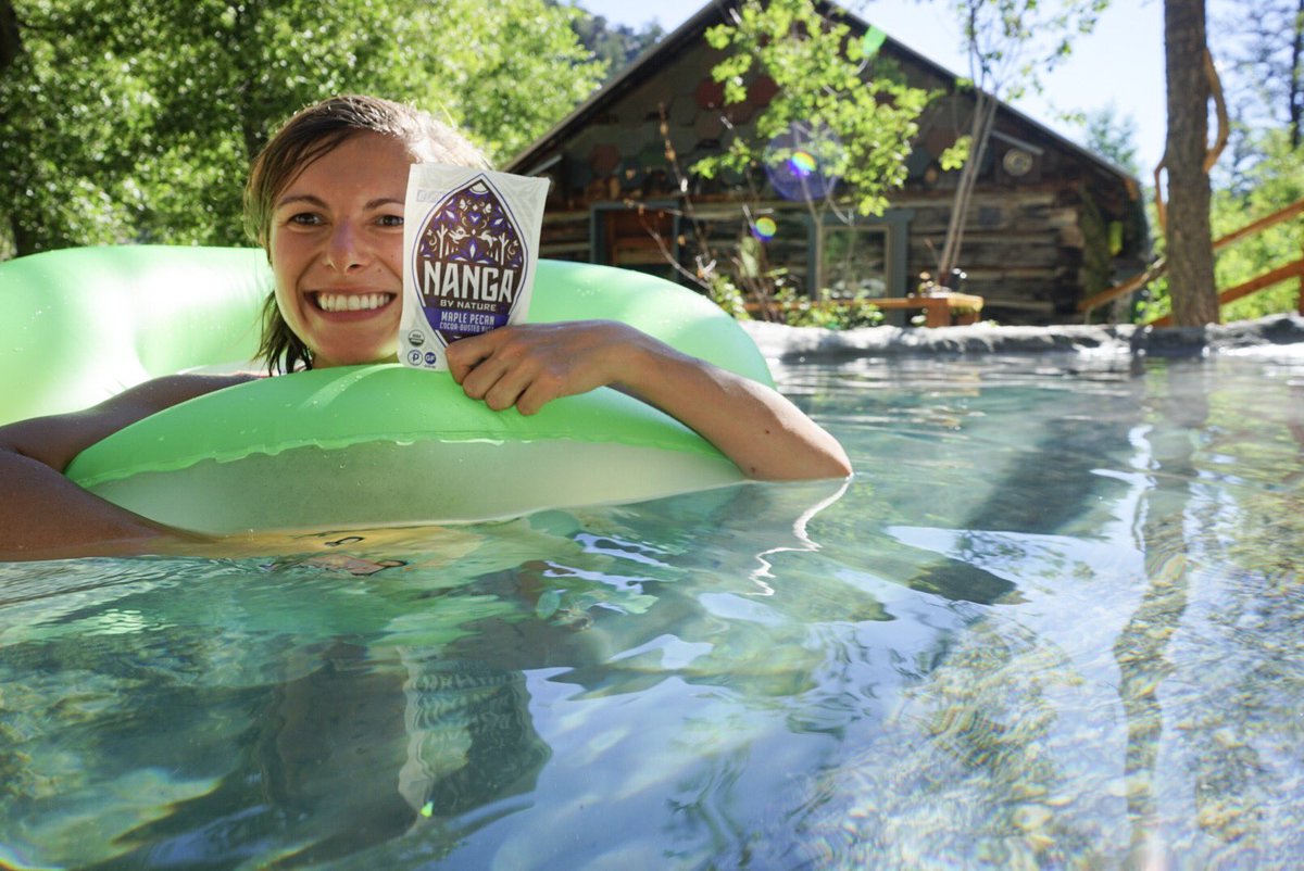 Hot Springs &amp; Cocoa-Dusted Pecans :) My 2 favorite things! nangachocolate.com