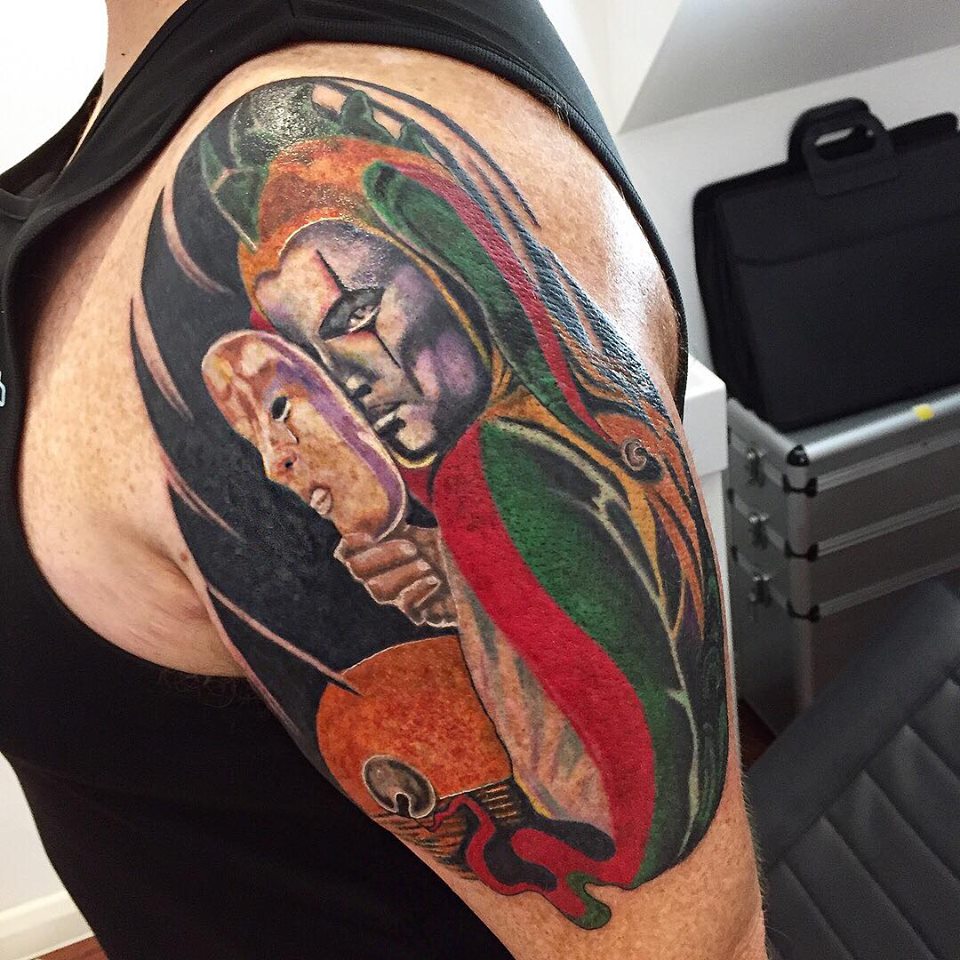 Pride & Glory Tattoo on X: "Something a bit different by Chessie. Based on original Marillion artwork, re-envisioned to work as a tattoo for long time fan Phil https://t.co/GkBocKqpnD" / X