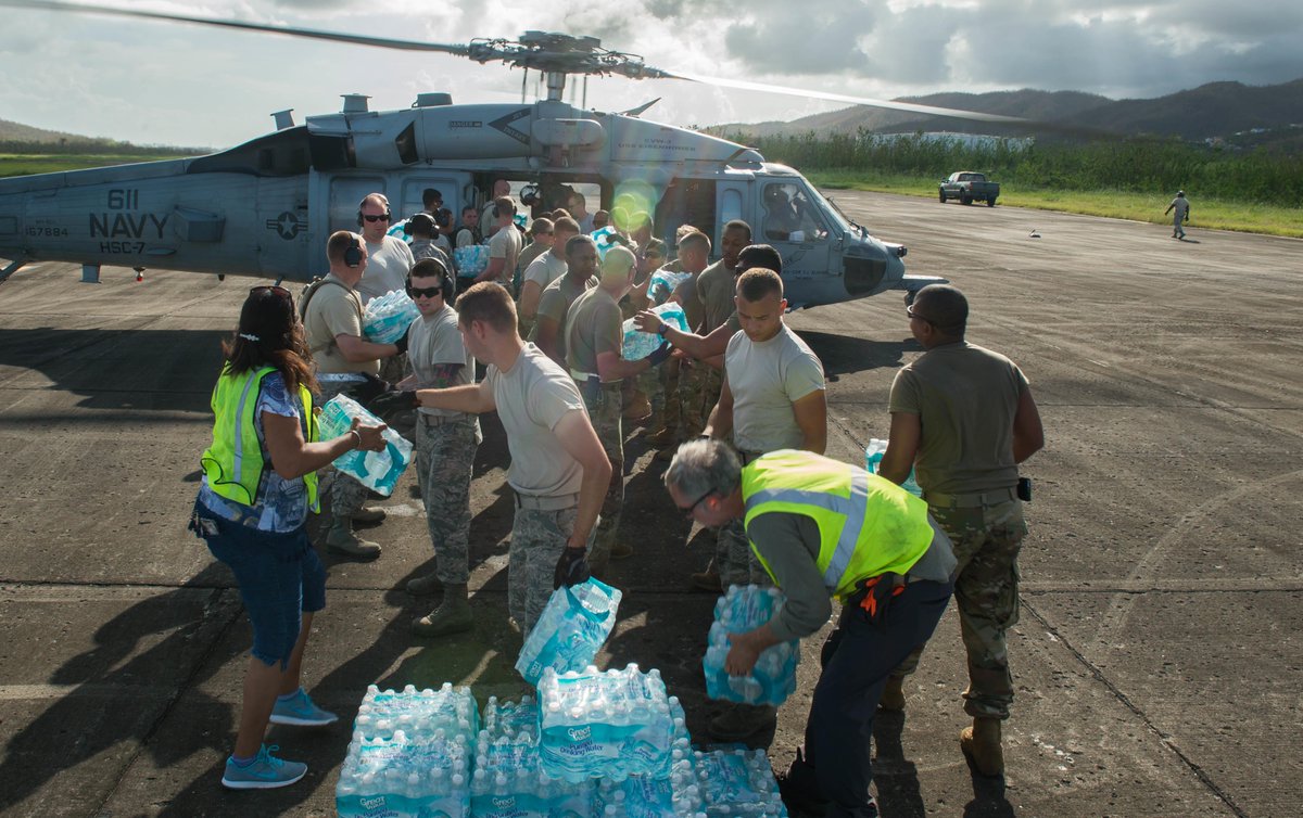 14.3k mil personnel are in #PuertoRico assisting w/ #reliefefforts. Here’s how we're working together to get it done defense.gov/News/Article/A…