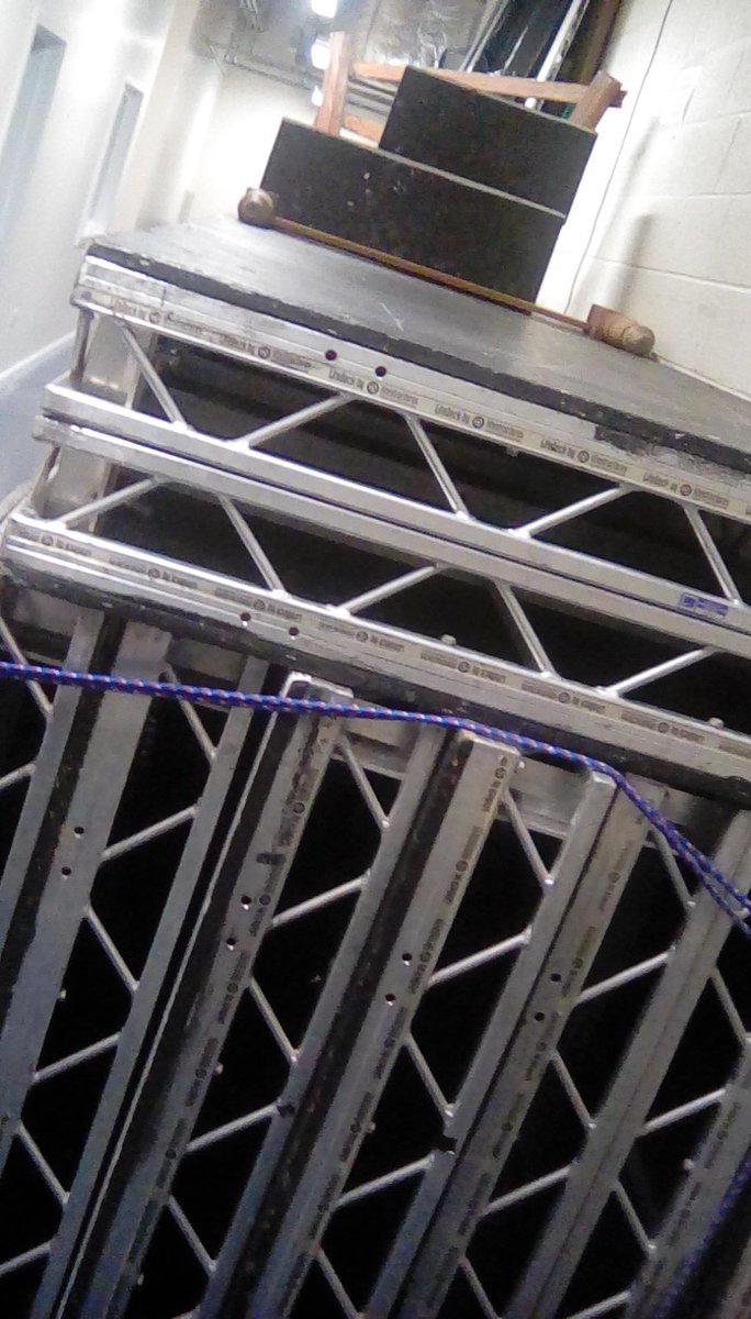 Production_Tomg's tweet photo. Learning how to move stage equipment in the most safe and efficient way #production arts https://t.co/nGWY8COxEH