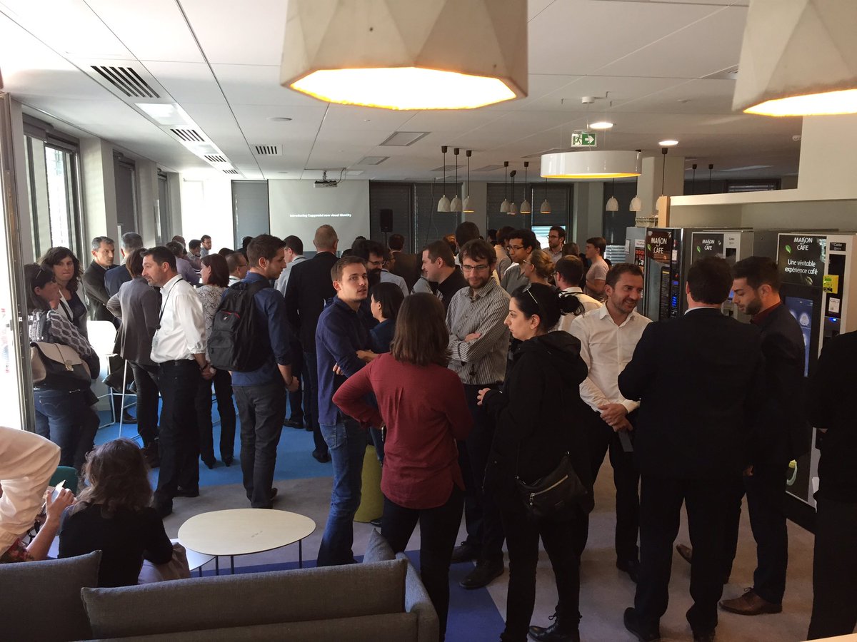 LionelChamussy's tweet photo. One day before the world,
in all country where @Capgemini is,
the employees are discovering the new logo
#Capgemini50 #NewVisualIdentity https://t.co/qVq8fMopvz