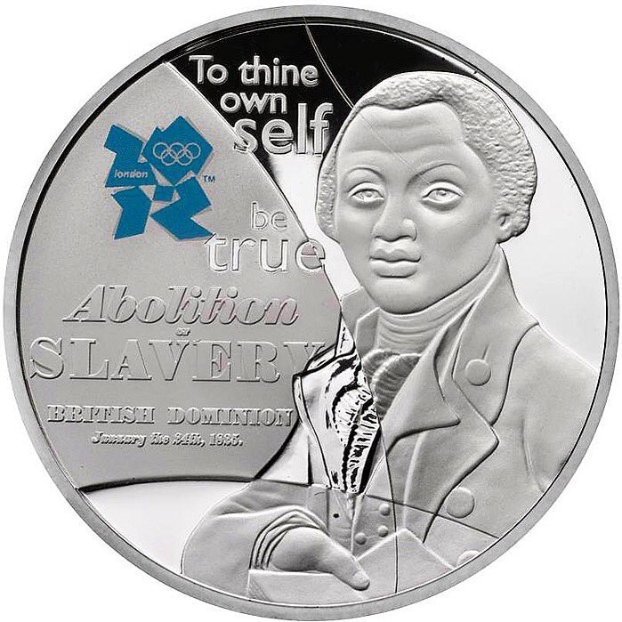 ShaneFB's tweet photo. 272 yrs ago today #Olauda Equiano was born and brought the attention of the slave trade to millions. Proud to have designed #RoyalMint coin. https://t.co/K7WHqwMfXS