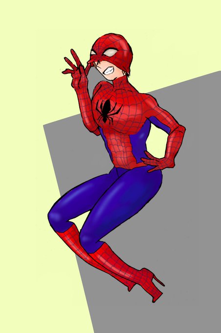 スパイダーマンのtwitterイラスト検索結果 古い順