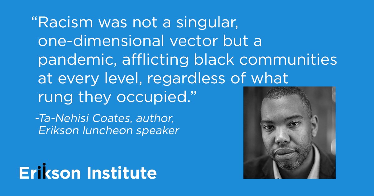 Author Ta-Nehisi Coates, national correspondent for The Atlantic, is the featured speaker at our luncheon Wednesday bit.ly/2yIClKq