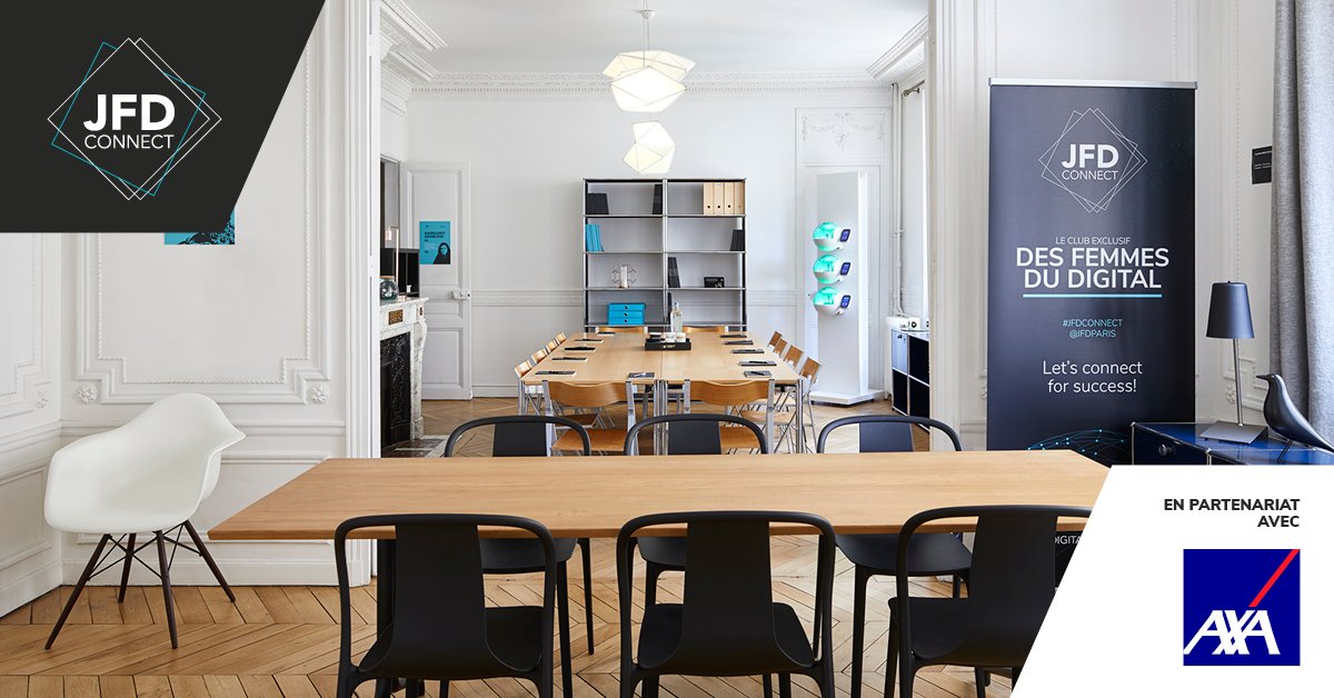 joinjfd's tweet photo. #AXATech rejoint l’aventure du #JFDConnect Club pour la promotion de l’innovation au féminin #ForABetterWorld #partenariat @AXAFrance https://t.co/tBmd4bkl8g